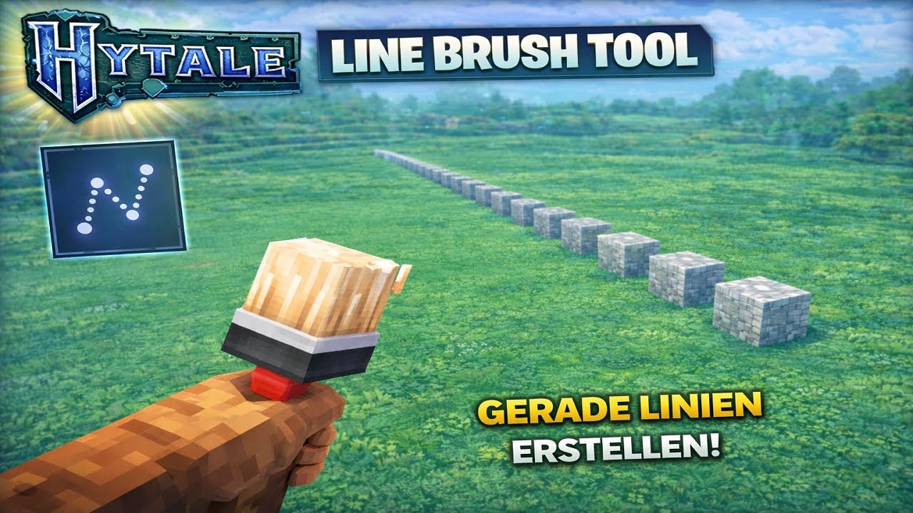 Hytale Building Tool erkl&auml;rt: Line Brush Tool