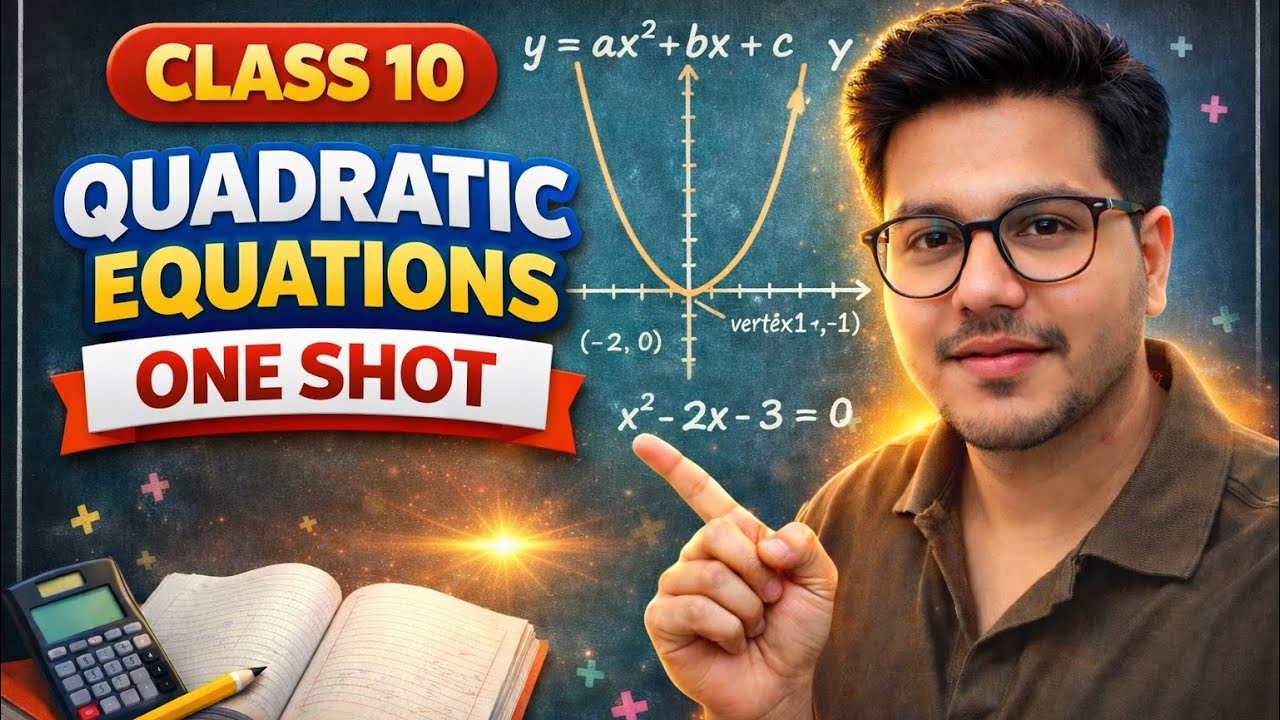 Quadratic Equations | one shot video | Board 2026