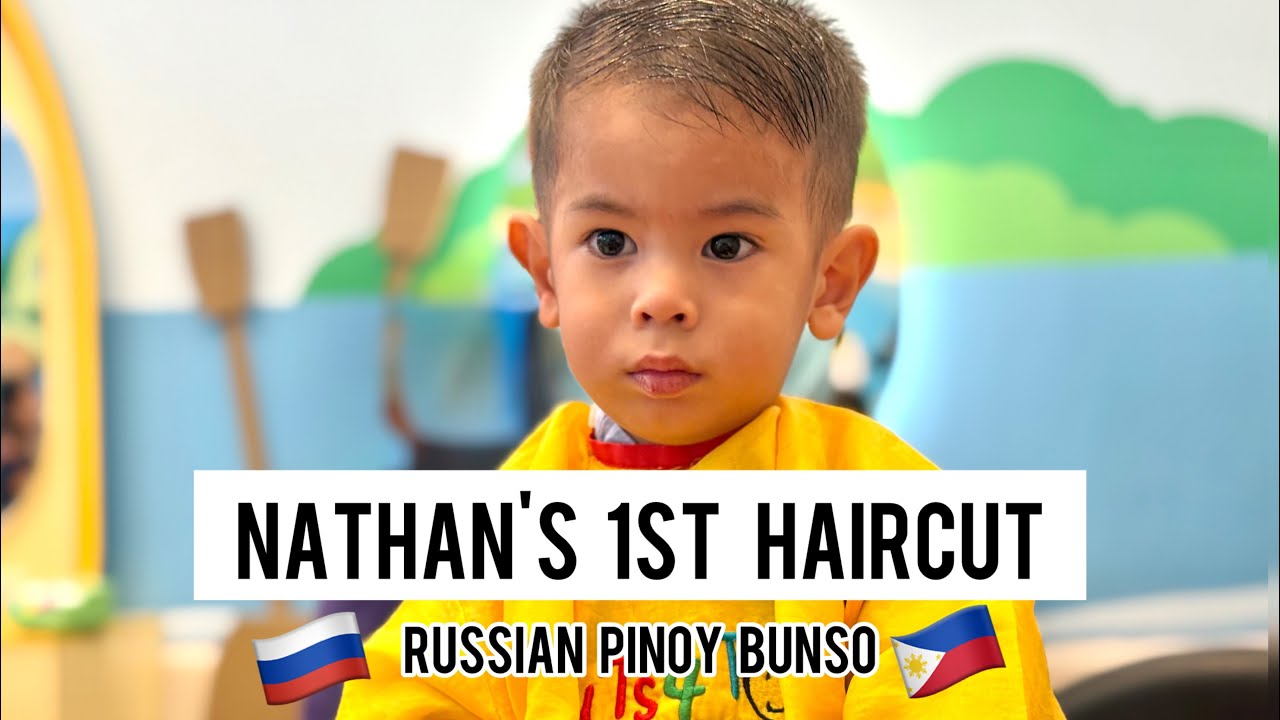 My Russian Pinoy Bunso 1st Haircut