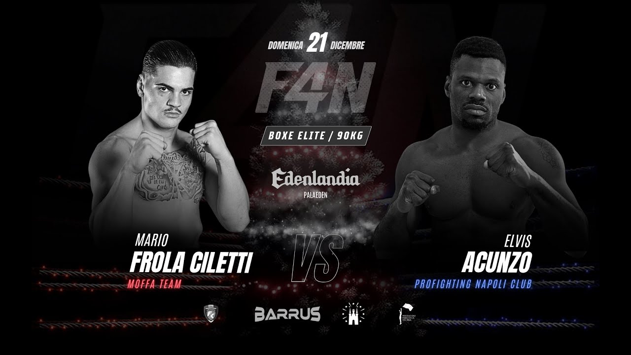 Mario Frola Ciletti vs Acunzo Elvis | MATCH BOXE ELITE -90 KG M | #F4N6 WINTER EDITION 2025