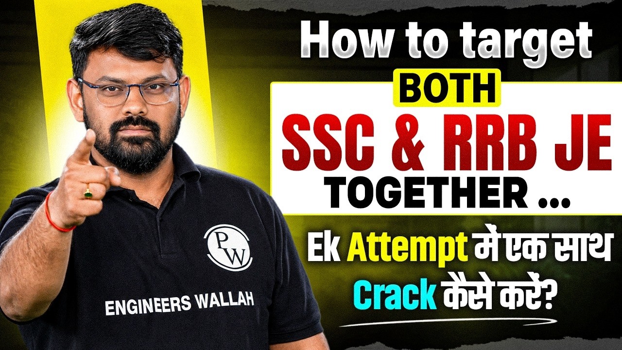 How to Prepare for SSC JE & RRB JE Together | Complete Study Plan 2026