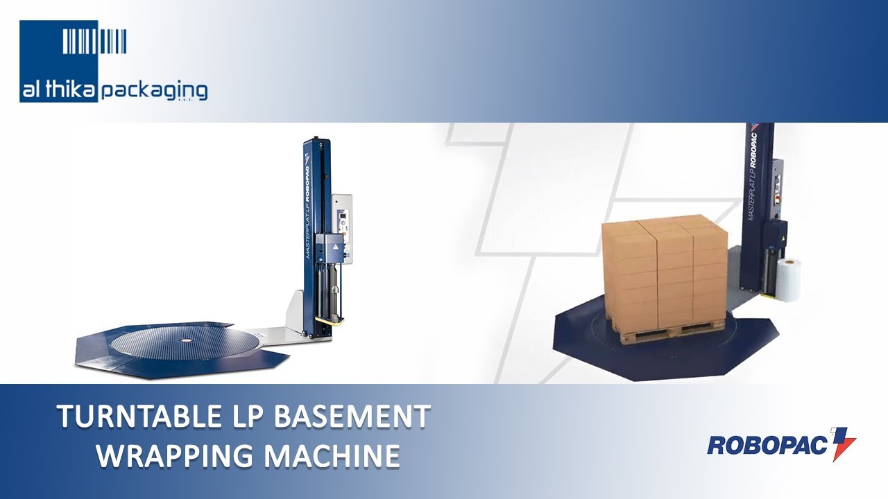 Robopac LP  basement turntable stretch wrapping machine - Al Thika Packaging