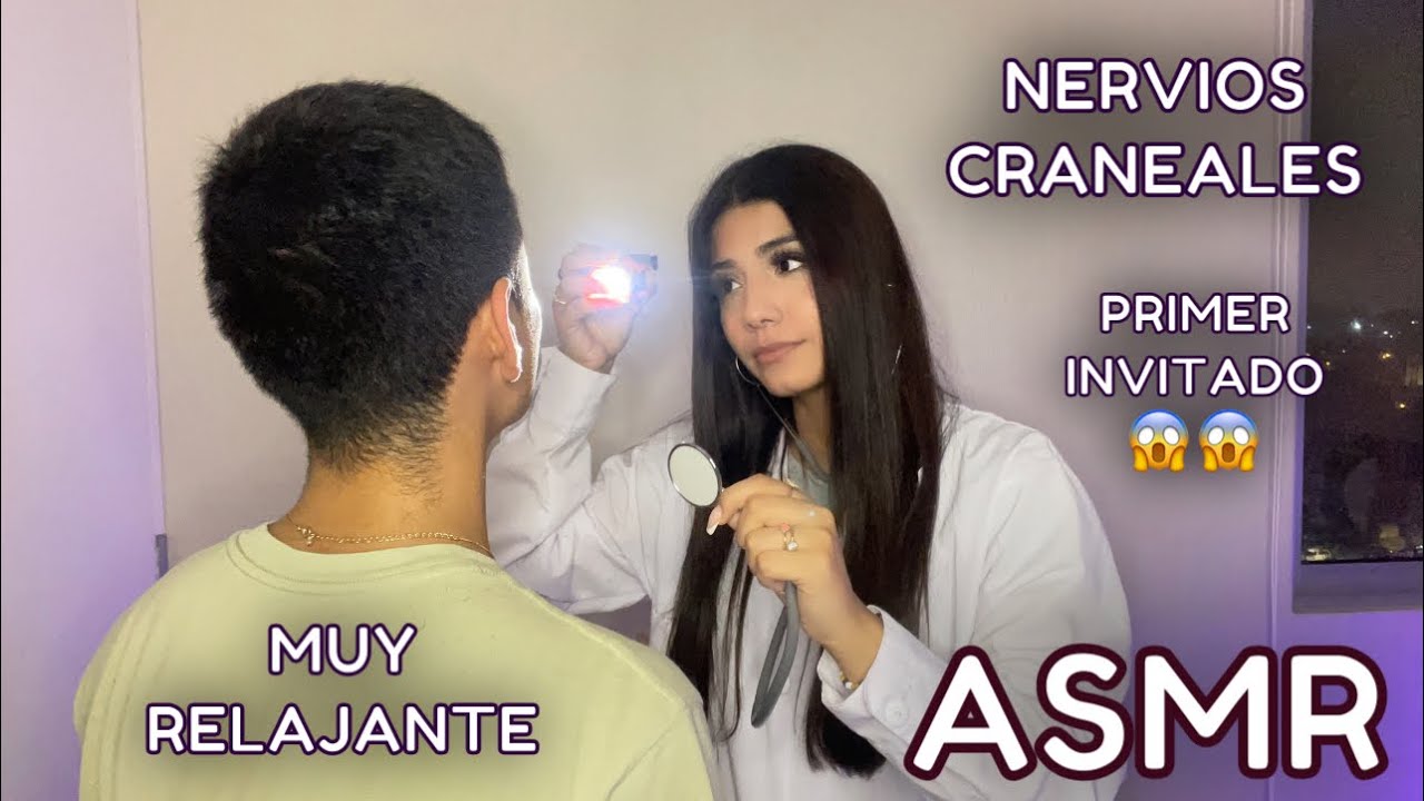 ASMR REAL - Examen de Nervios Craneales (español) / Roleplay de doctora de PERSONA REAL