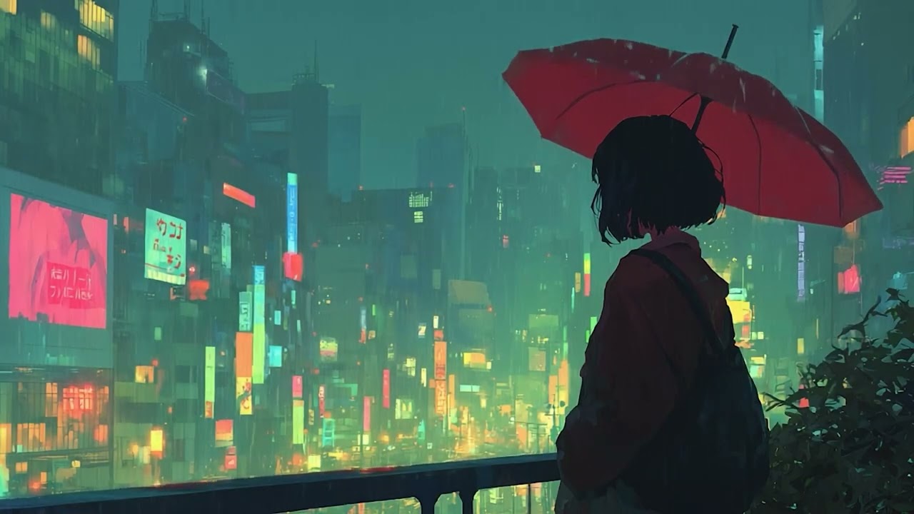 Summer Rain 🌙 Soft Electronic Vibes for Peaceful Sleep