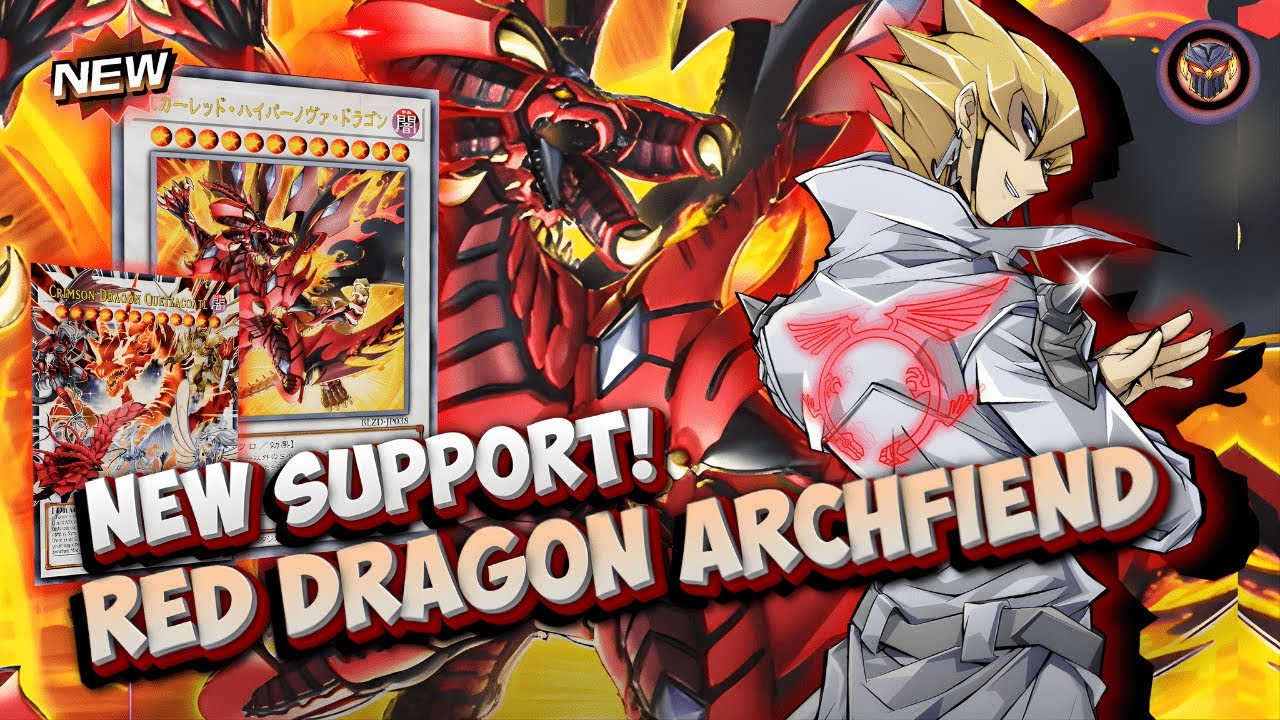 NEW RED DRAGON ARCHFIEND SUPPORT! BLAZING DOMINION QUADRUPLE TUNING! | YUGIOH