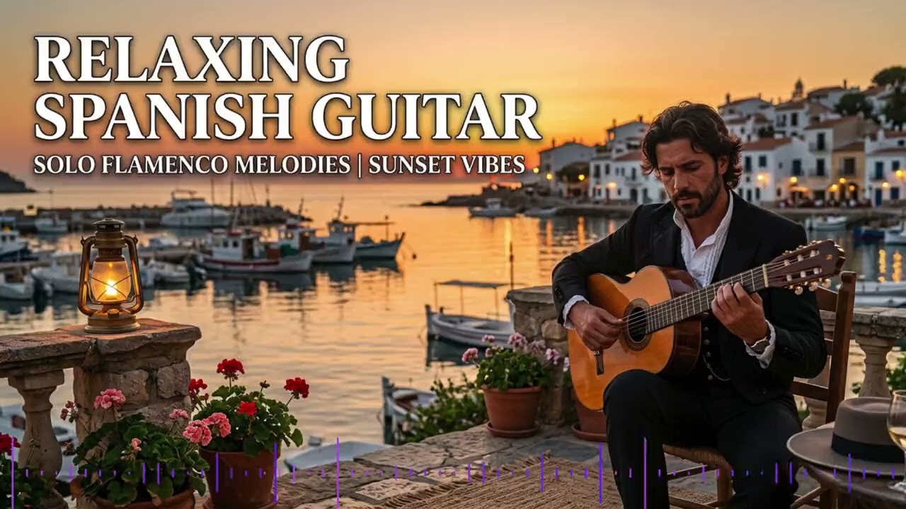 Romantic Flamenco Guitar Under the Spanish Moon – Beautiful Acoustic Love Melodies