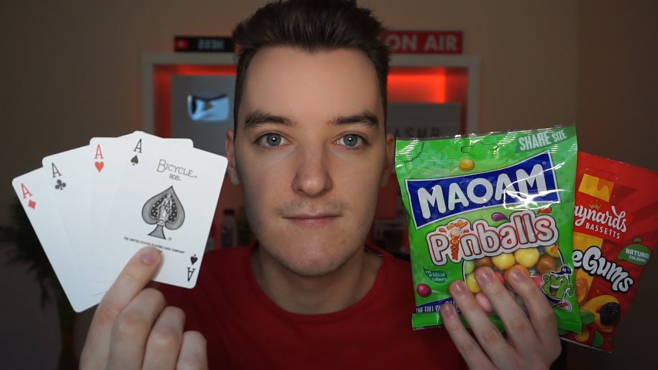 ASMR Solitaire and Candy Eating