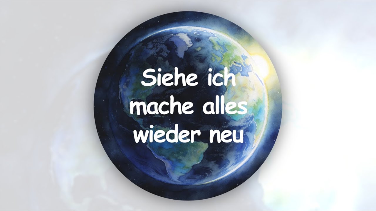 Siehe ich mache alles wieder neu - Jahreslosung 2026 - Christliches Lied
