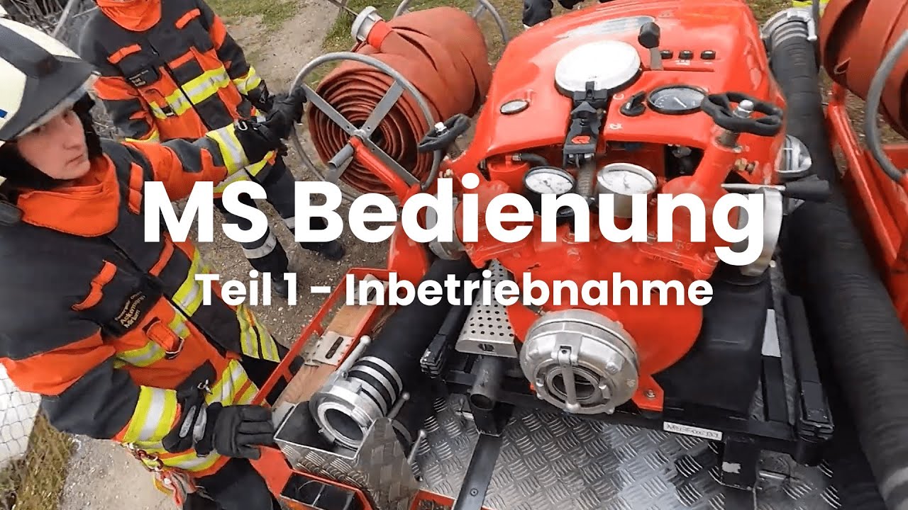 Einsatz der Motorspritze ab offenem Gewässer (Serie MS Maschinist Teil 1/3)