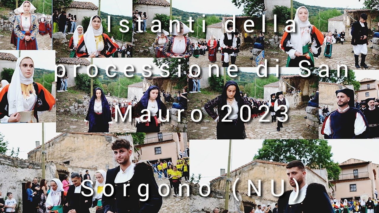Istanti della processione di San Mauro  #2023 #sorgono #sardegna #mandrolisai