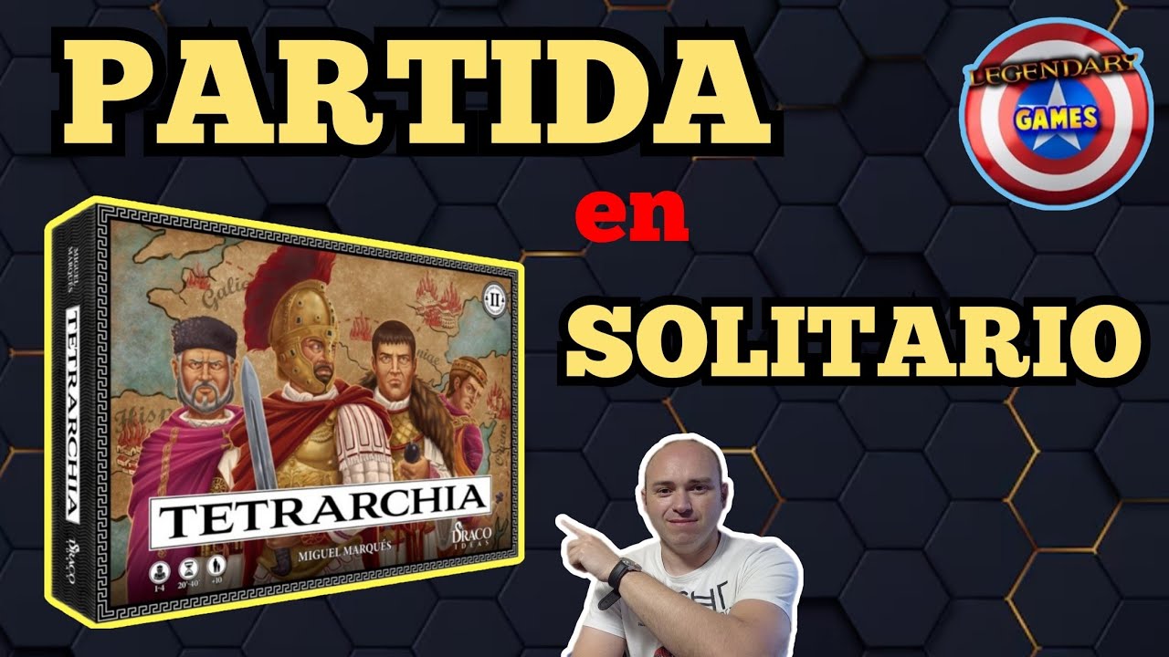 Partida en SOLITARIO a TETRARCHIA nivel medio, salva ROMA de los INVASORES!!