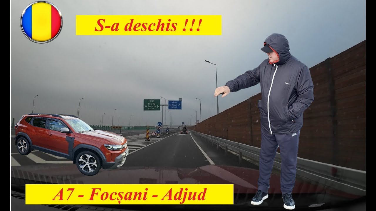 Cum se circula pe sectorul FOCȘANI - ADJUD al AUTOSTRĂZII A7 a Moldovei deschis in decembrie? #vlog