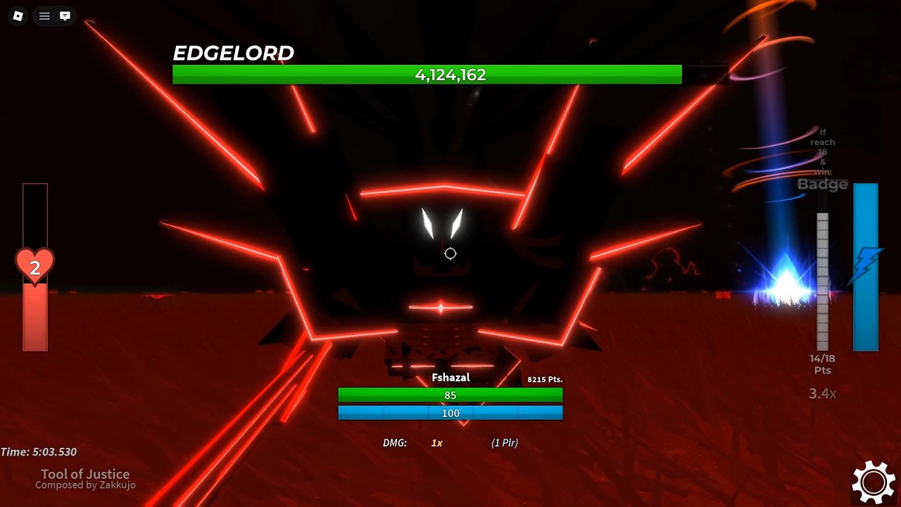 [Skill Based Boss Fights] Edgexcelsis/Edgelord Defeated Solo as Draconic (Deathless)