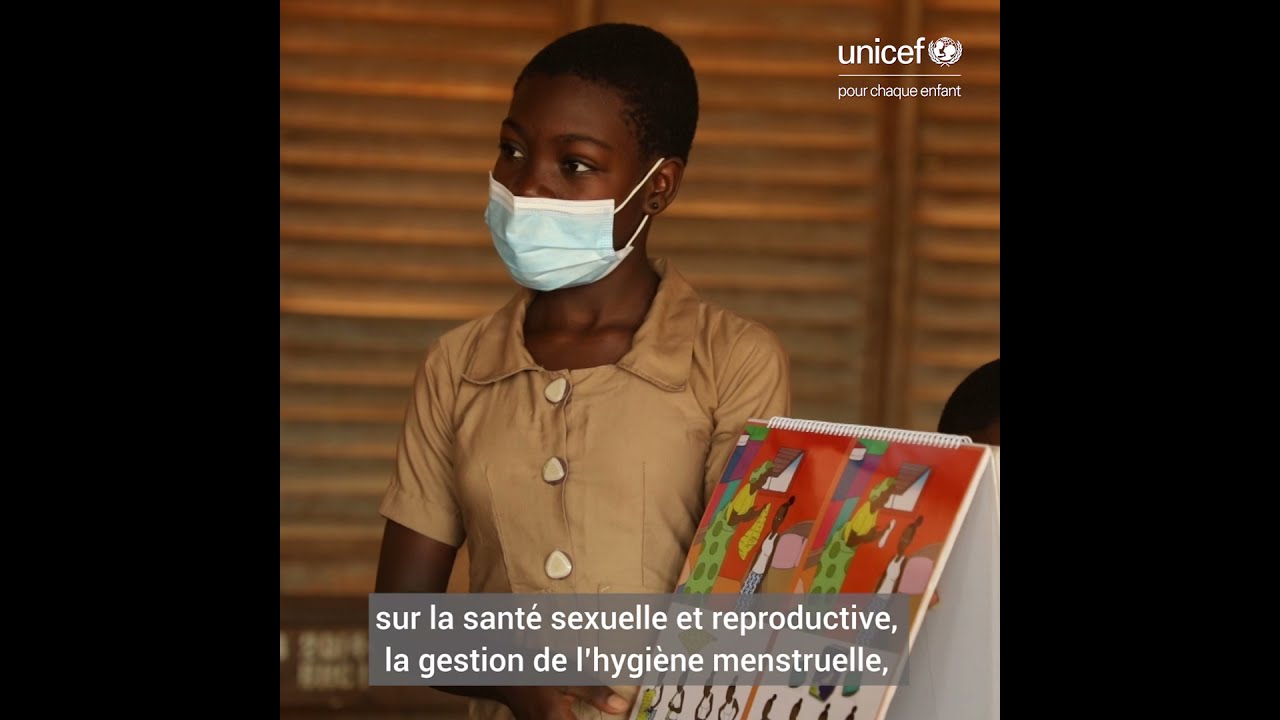 Margarette, 13 ans, paire éducatrice sur la santé sexuelle et reproductive