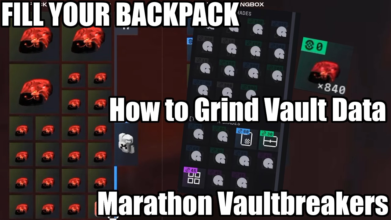 How to use & grind Vault Data T1 & T2 | BEST Upgrades in Vault Breakers | Speedrun with Upgrades