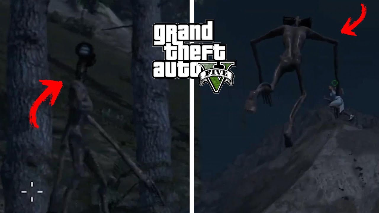 GTA 5 _  Siren Head Easter Egg