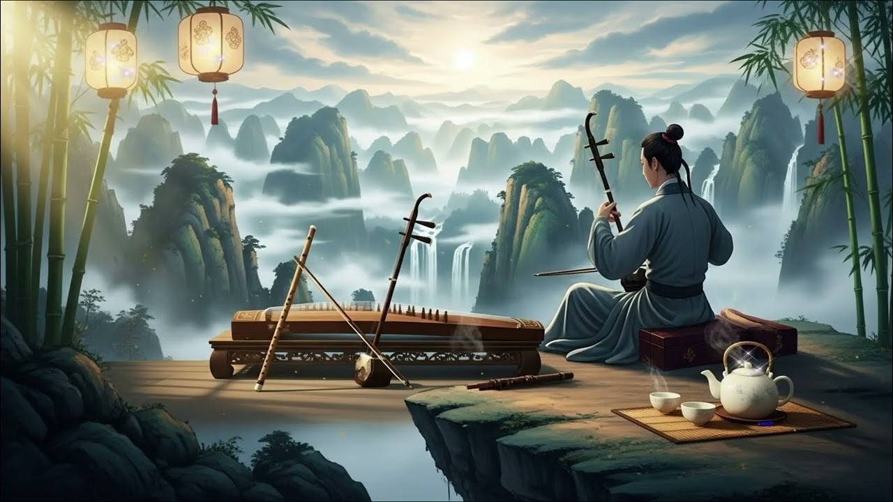 🌿Relax Zen🌿 Erhu Melody in Misty Mountains created to help you relax, unwind, and find inner calm.