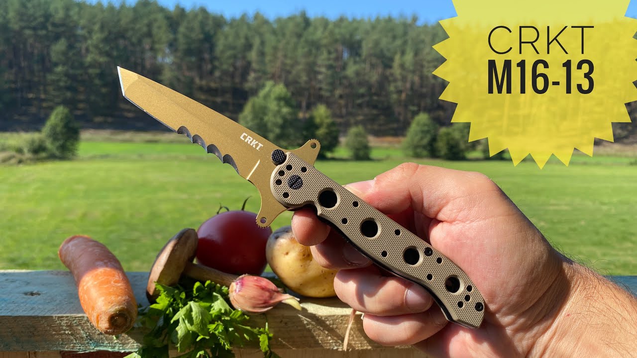 CRKT M16-13DSFG кухонный тест