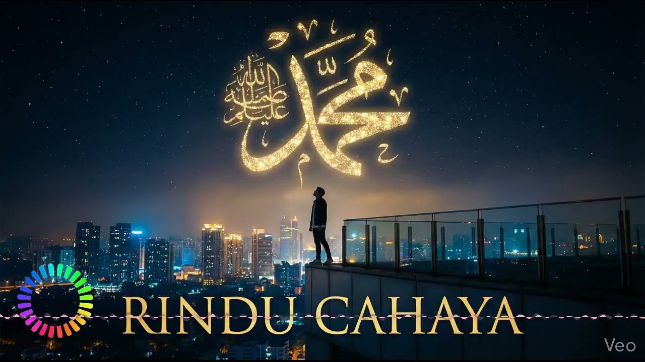 RINDU CAHAYA 🌟 Sholawat Cinematic Modern | Musik Penyejuk Hati (Healing)