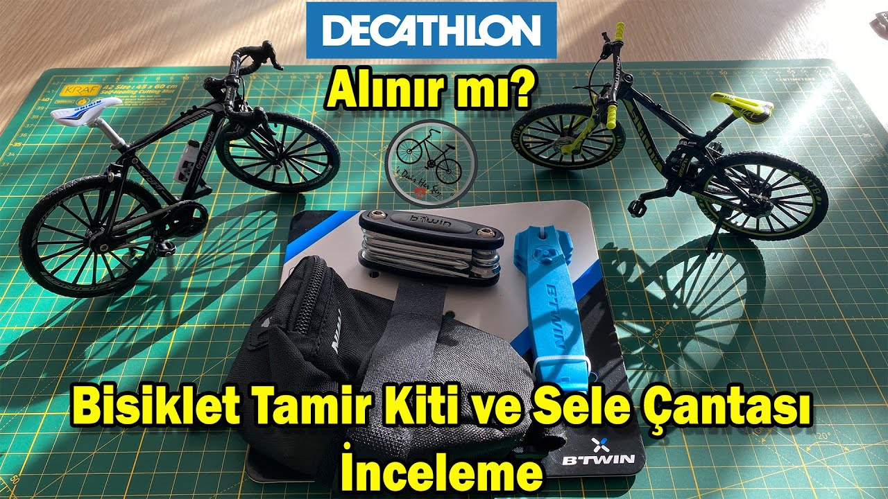 BTWIN I Bisiklet Tamir Kiti ve Sele Çantası - 0,5 L - Siyah - 100 İncelemesi