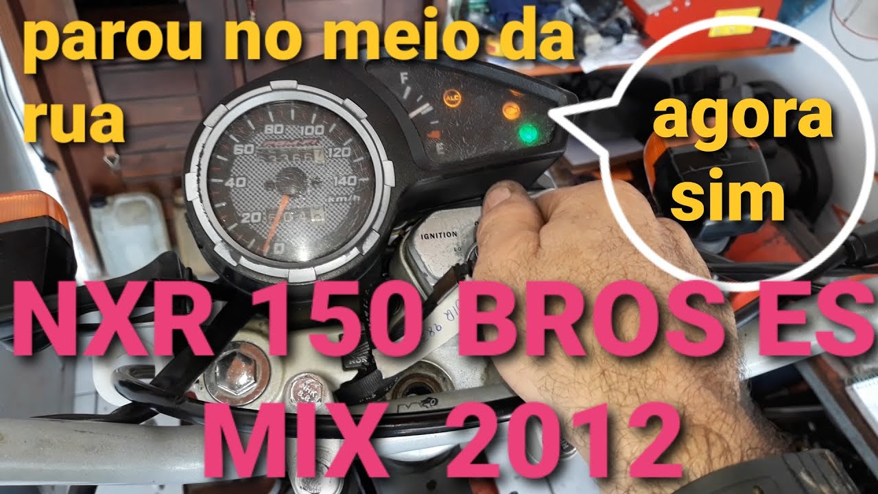 Injeção eletrônica parou , 1° vedeo , NXR 150 BROS ES 2012