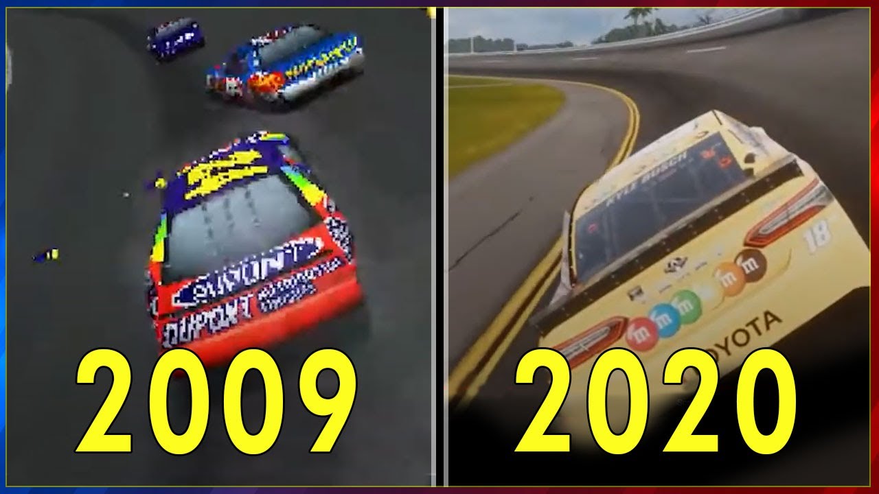 Evolution of Nascar Games 1997 -2020