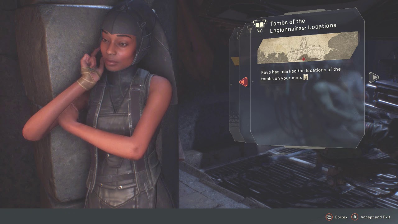 Anthem Unlock Tombs of Legionnaires Speak to Faye