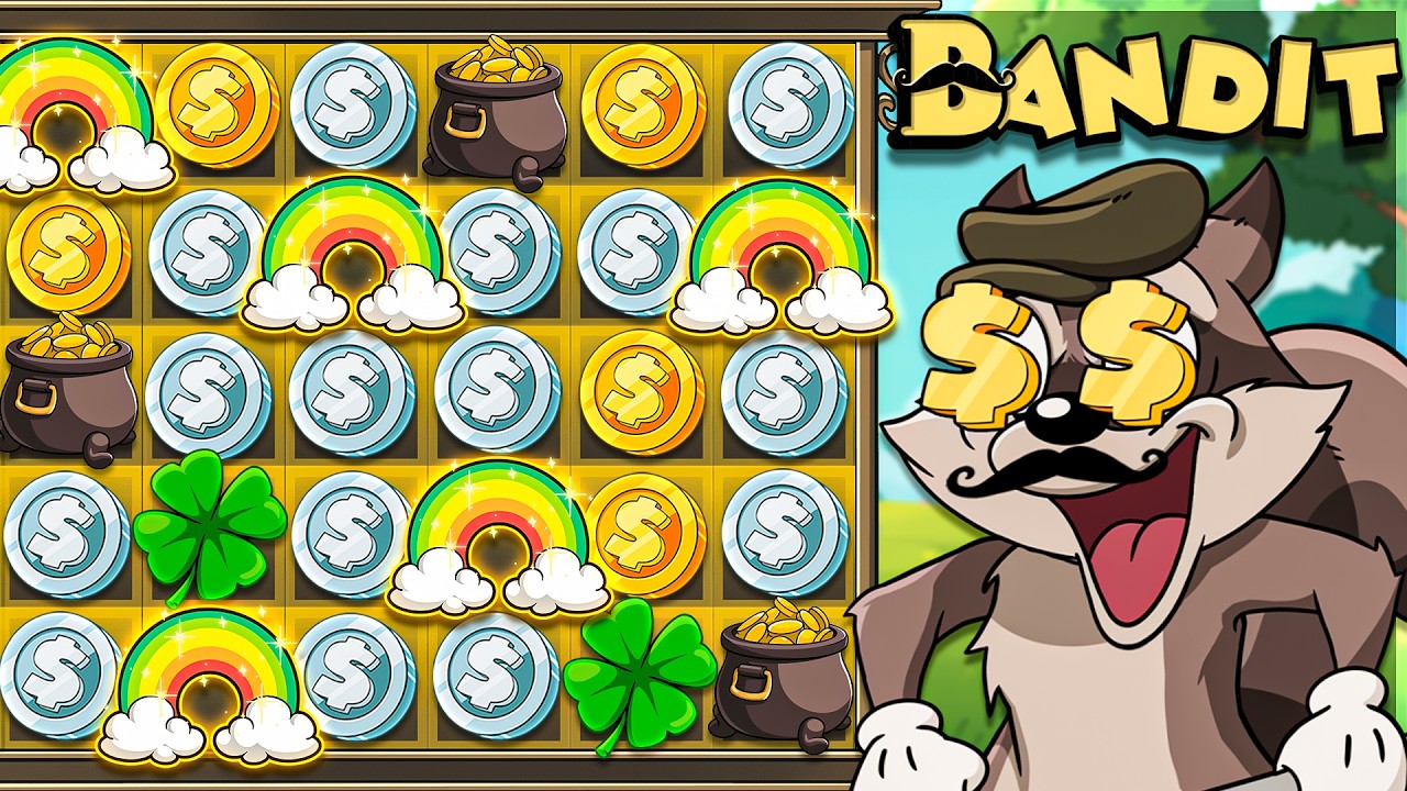 5 радуг в одном бонусном раунде слота LE BANDIT!!