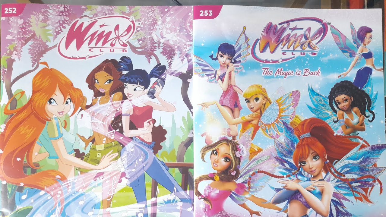 Revista Winx club 252/253 (Especiais Reboot)