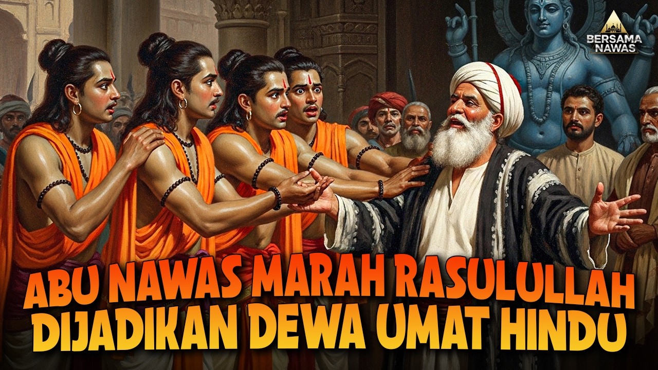 ABU NAWAS MARAH UMAT HINDU JADIKAN RASULULLAH DEWA SESEMBAHAN - CERITA LUCU PENGANTAR TIDUR
