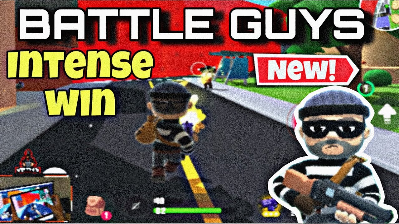 Battle Guys INTENSE WIN Gameplay//BATTLE GUYS Battle Royale for mobile Gameplay