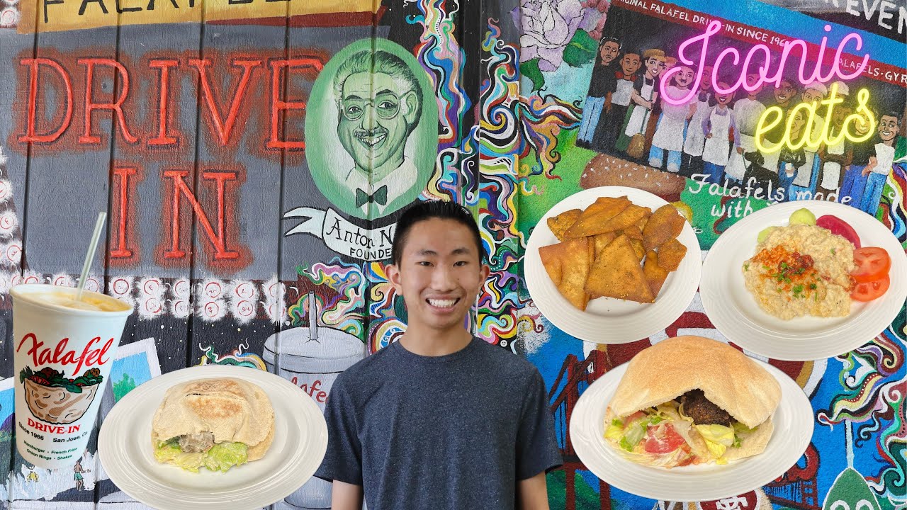Bay Area BARGAIN! | The ICONIC Falafel's Drive In!