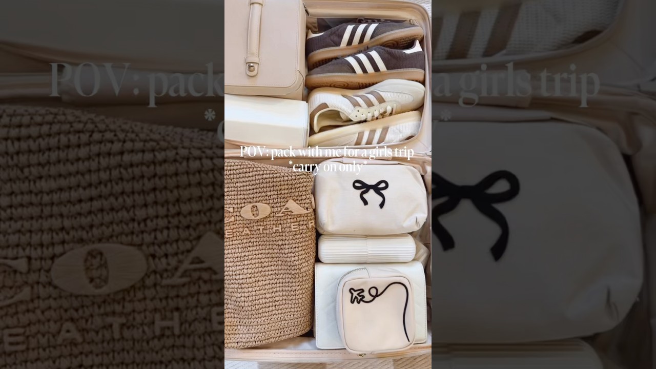 Carry On Only 🤍 #travel #traveling #travelvlog #traveltips #traveldiaries #packing