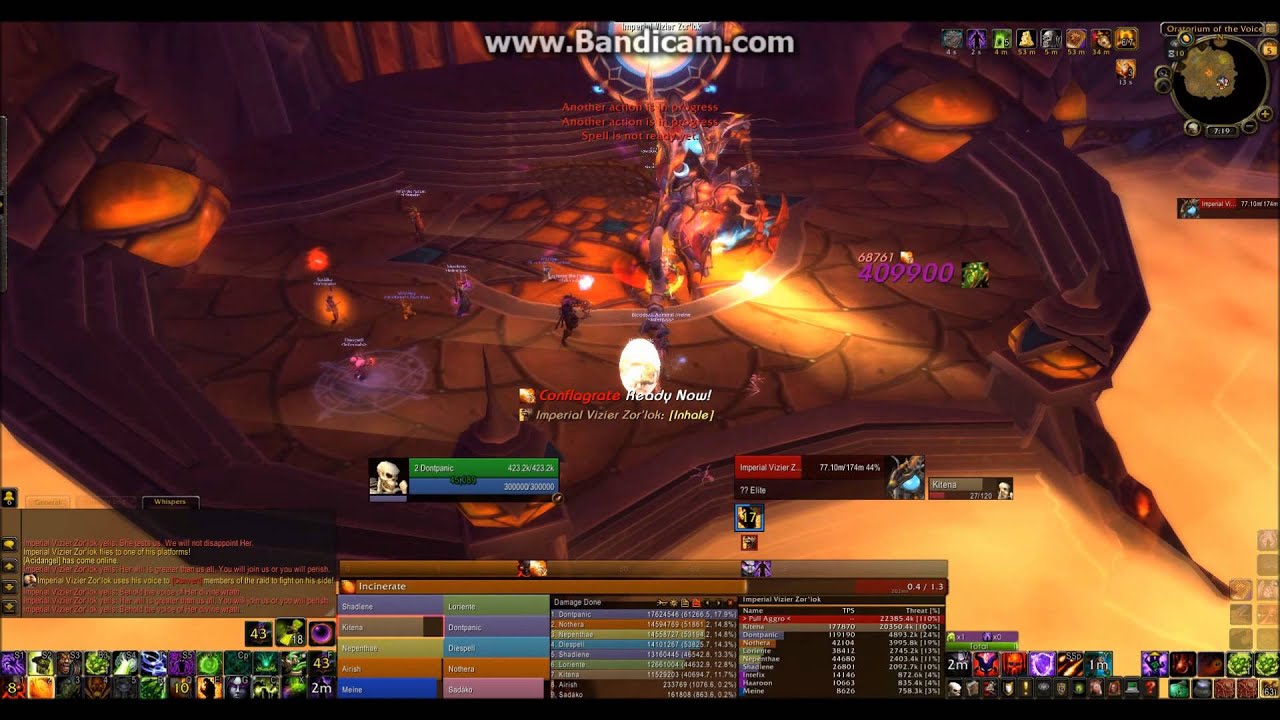 Infernals Vs Imperial Vizier Zor'lok 10 Normal