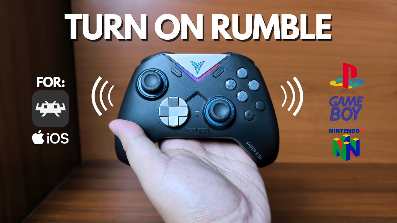 How to Turn on Controller Vibration For RetroArch iOS (PS1, N64, and GBA cores) | Step by Step Guide