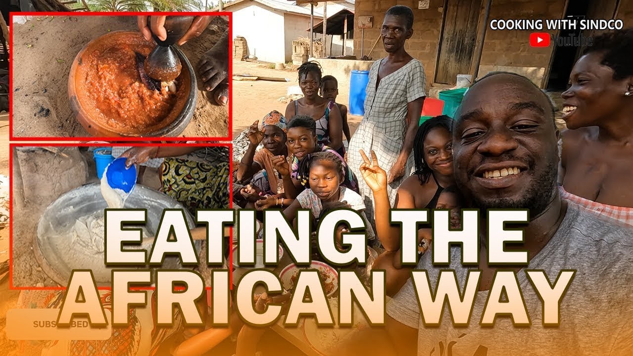 We prepared the MOST delicious food in Volta region !! Eating the AFRICAN WAY !! West Africa