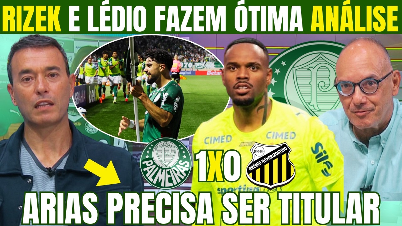 RIZEK E LÉDIO FIZERAM EXCELENTE ANÁLISE  DA VITÓRIA DO PALMEIRAS! 