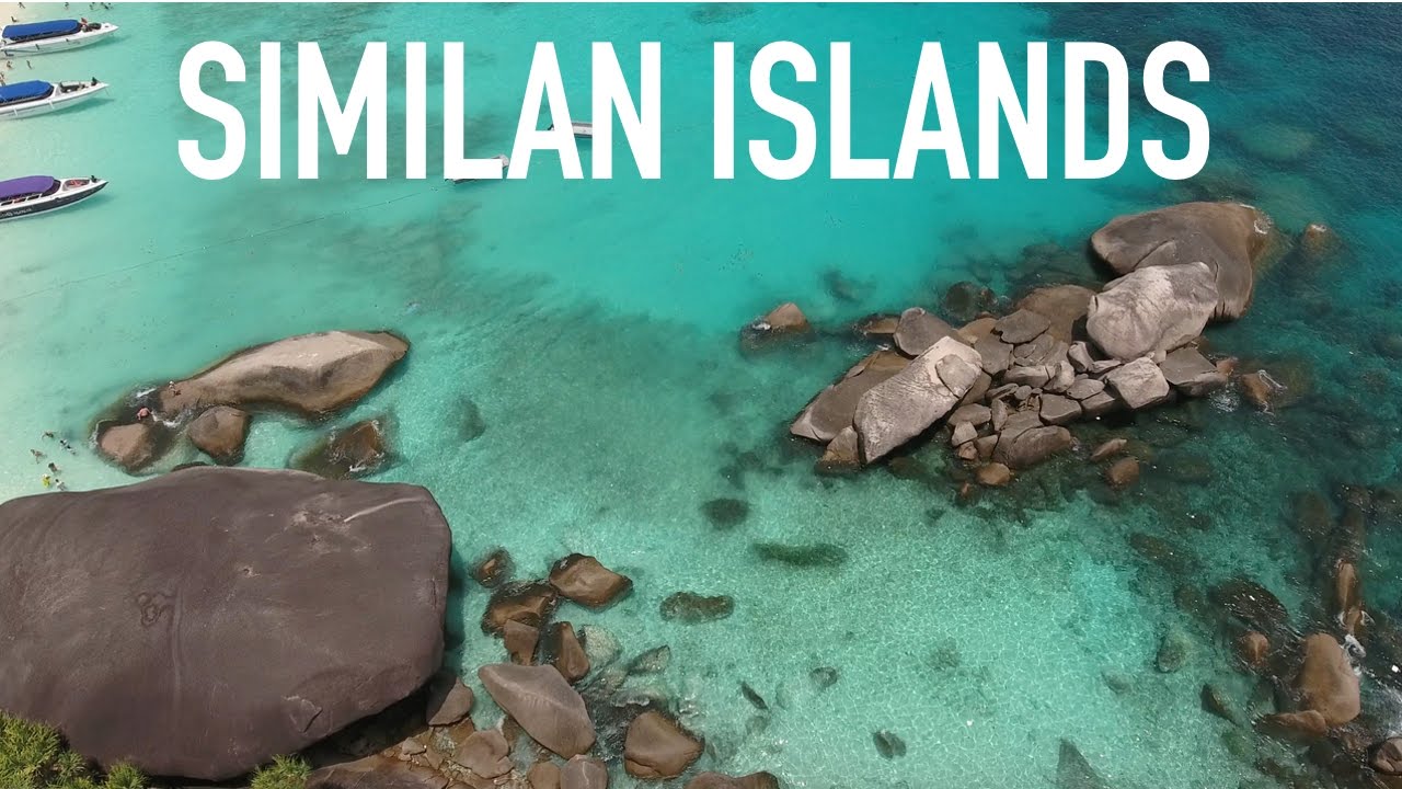 SIMILAN ISLANDS, THAILAND FROM ABOVE | Phantom 4 4K Drone