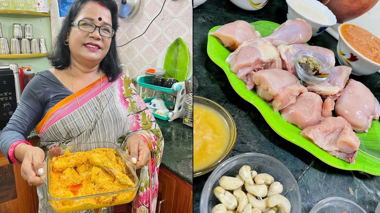 পুজো স্পেশাল ক্ষীর চিকেন recipe | Very simple but awesome taste 🧑‍🍳