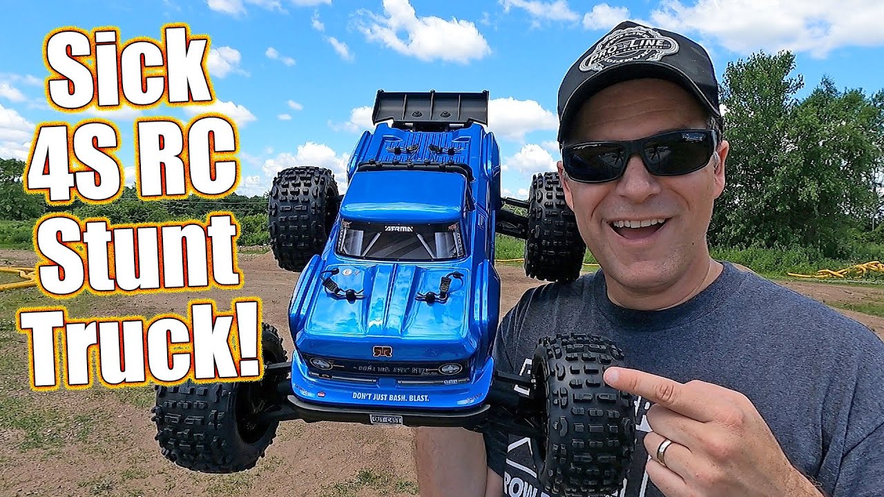 Had Too Much Fun Backflipping This RC Car! Arrma Outcast 4x4 4S Stunt Truck | RC Driver