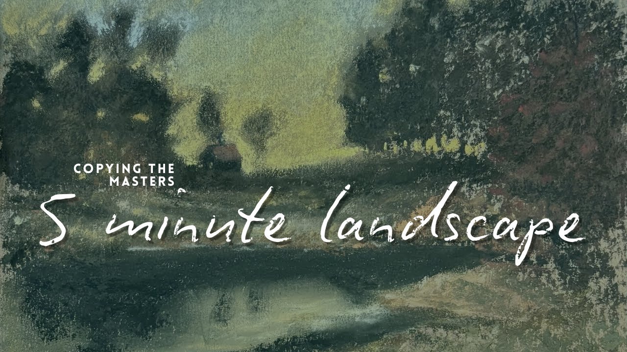 Tonalist Landscape: soft pastel demo