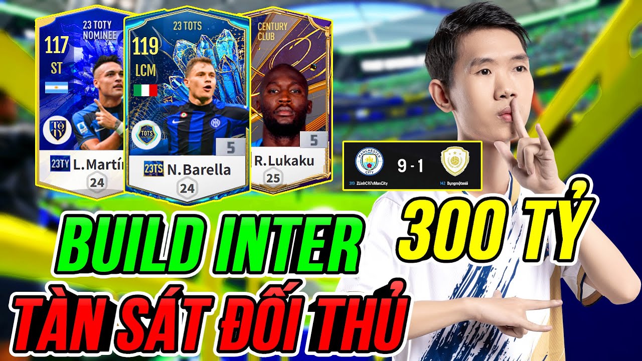 TH&Agrave;NH HO&Agrave; | X&Acirc;Y INTER MILAN 300 TỶ BP CỰC MẠNH ĐỂ H&Agrave;NH HẠ ĐỐI THỦ 9 B&Agrave;N THẮNG | FC ONLINE