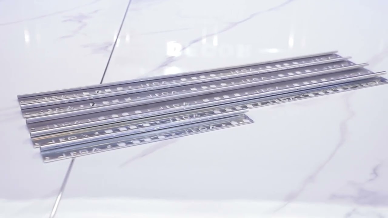 JECA DECOR R Shape Stainless Steel Tile Edging Trims For Wall Protection And Decoration