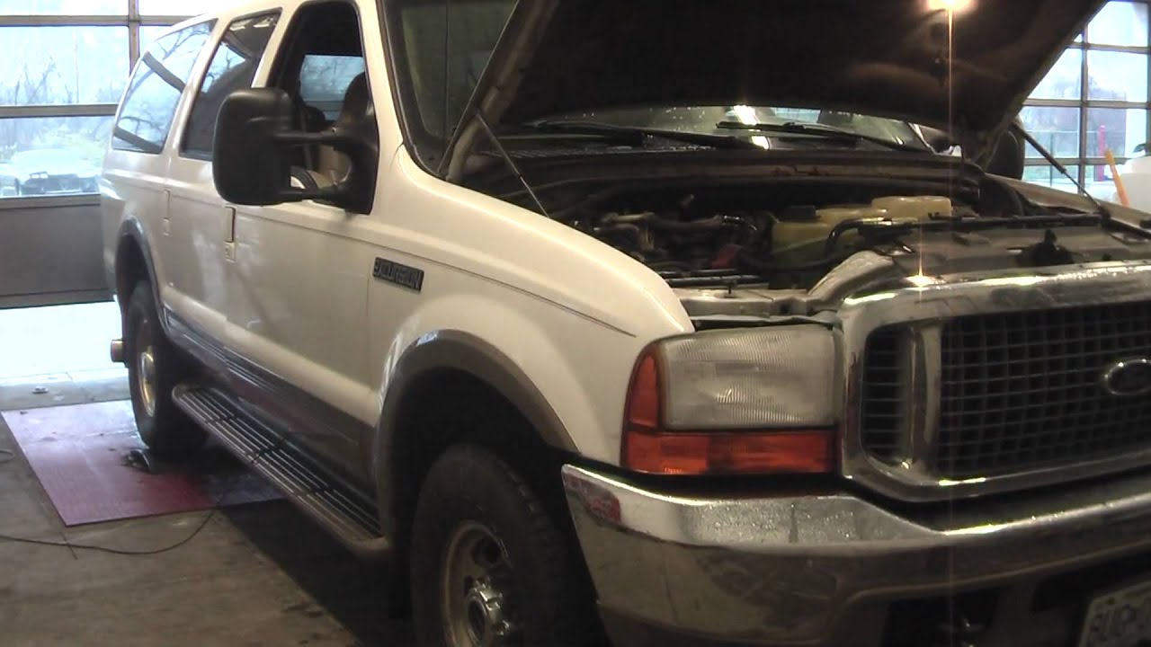 Diesel Ford Excursion on Dyno