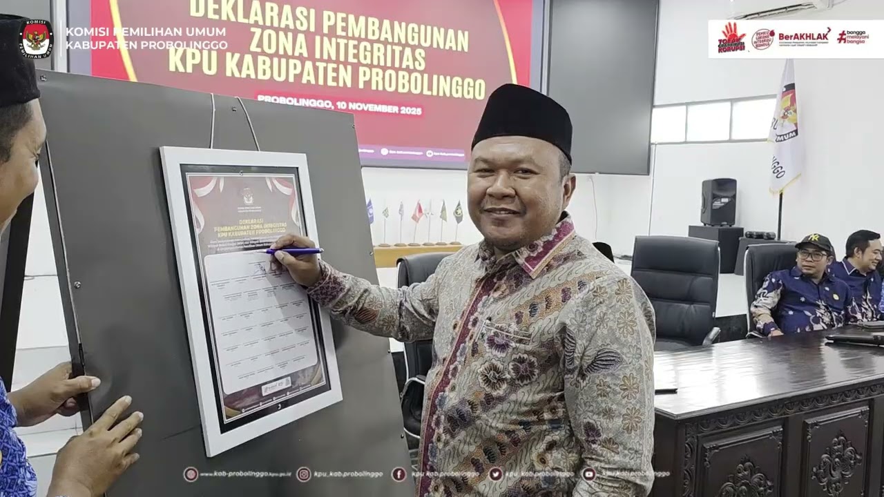ZONA INTEGRITAS KPU KABUPATEN PROBOLINGGO
