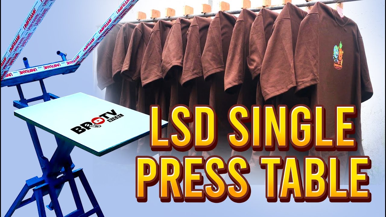 SINGLE PRESS Screen Printing | Bro TV Bicol