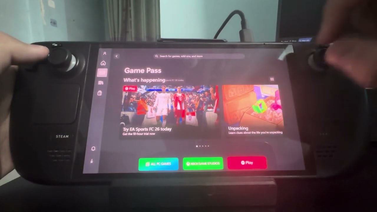 Quick preview - Xbox full screen experience on Steam Deck