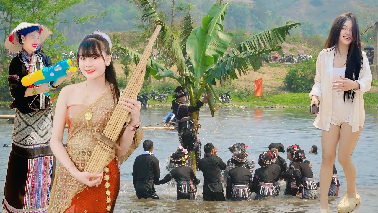 NÔ NỨC LỄ HỘI BUN VỐC NẶM CỦA NGƯỜI LÀO TAM ĐƯỜNG LAI CHÂU VUI CHƯA TỪNG THẤY