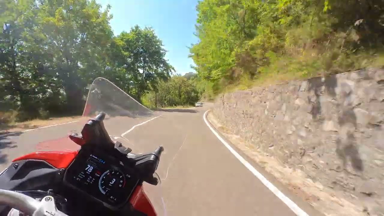Ducati MTS V4S  Engine sound only  Passo Dello Spino AR
