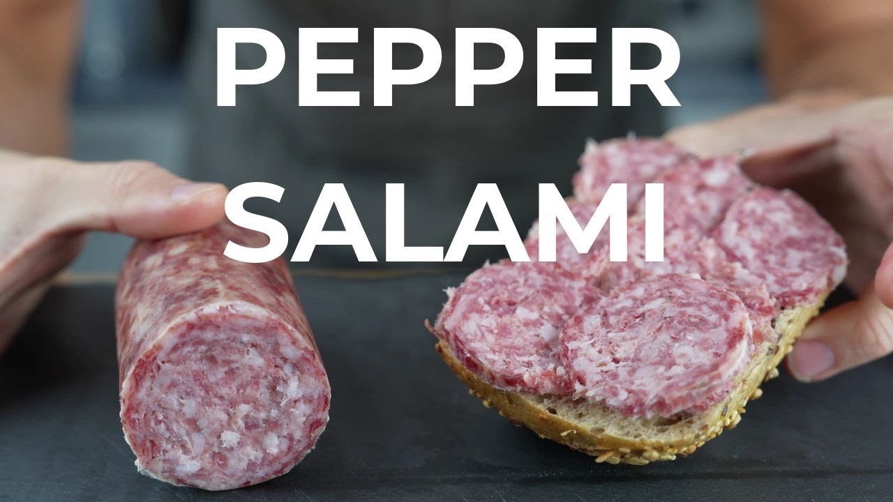 Make your own pepper salami - Delicious cured sausage with a twist